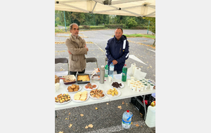 Ravitaillement de Cesson : Alain, Dominique et Patrick
